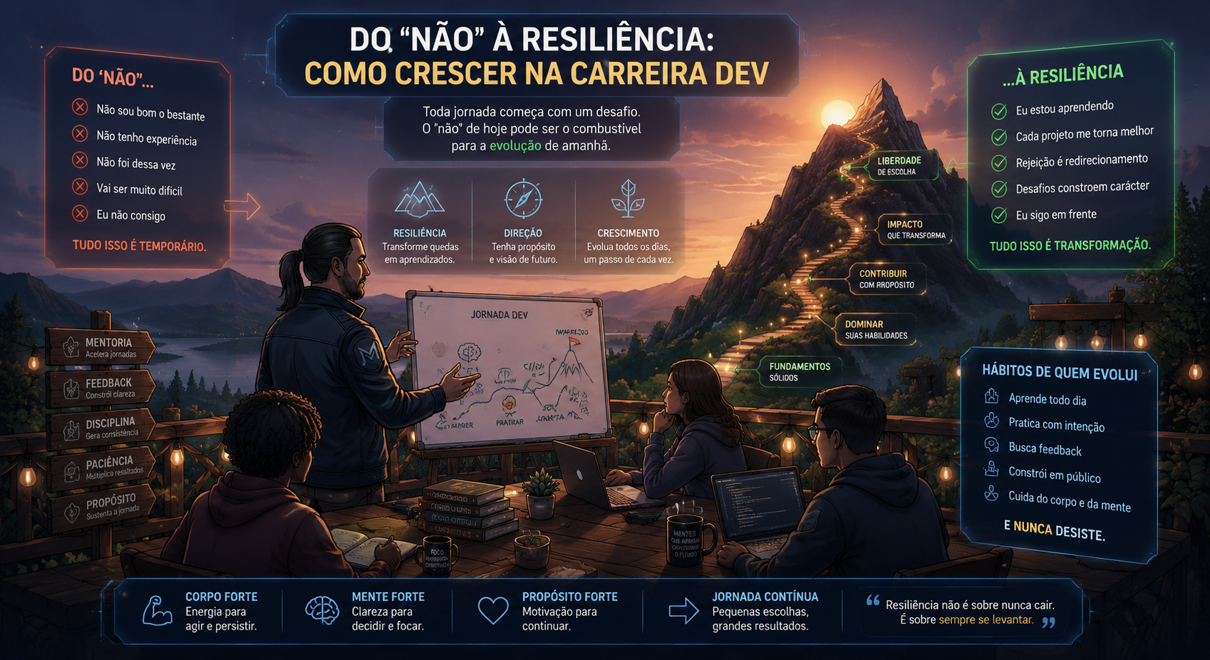Como Crescer com as Rejeições no Início da Carreira