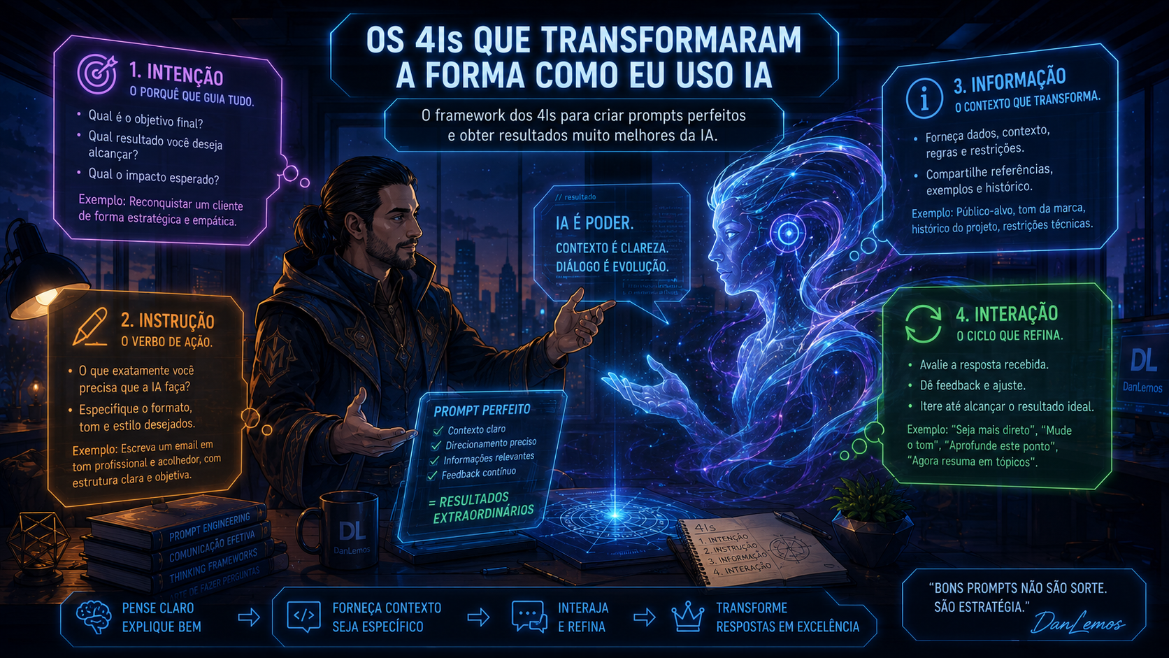 Os 4Is que Transformaram a Forma Como Eu Uso IA